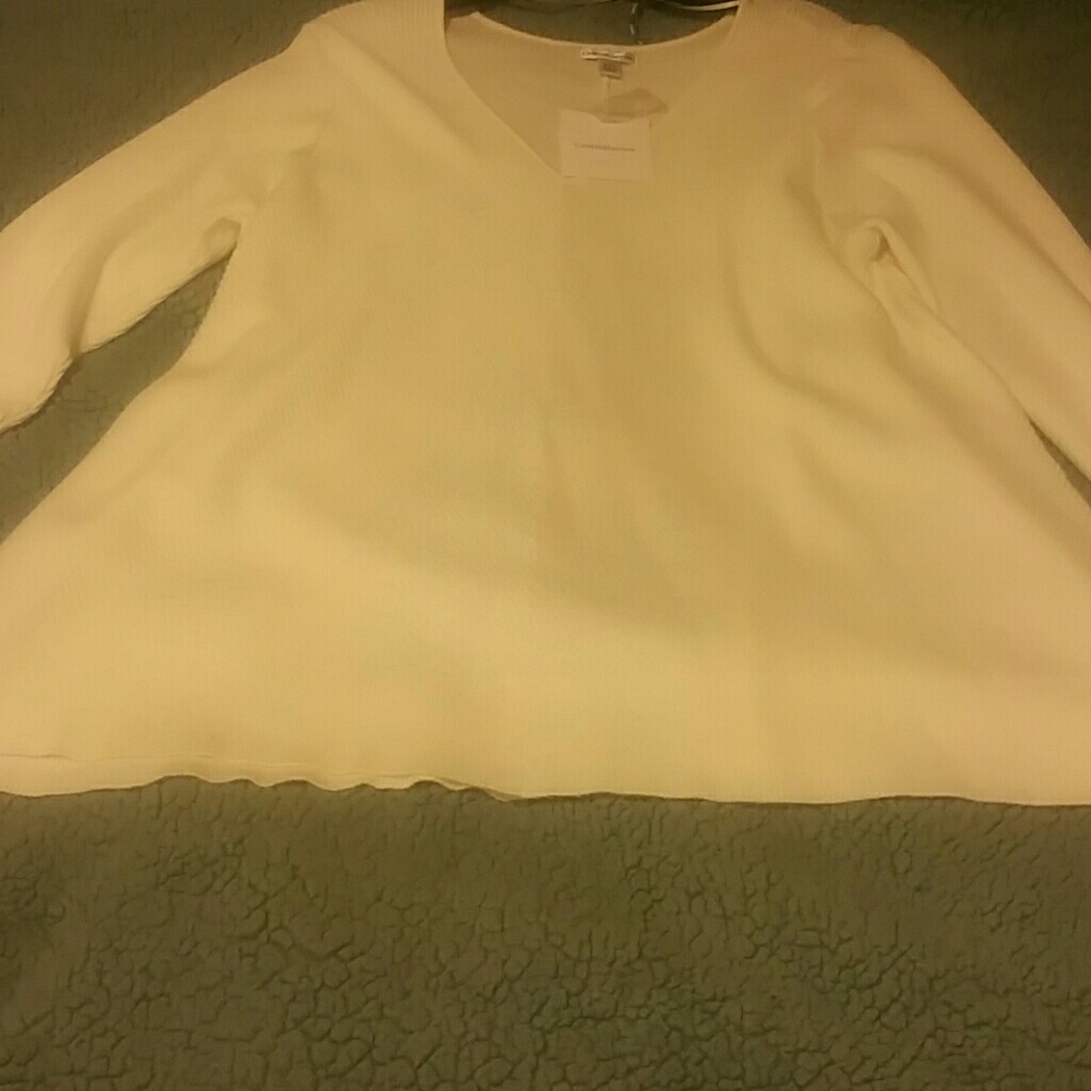 Croft and barrow white sweater